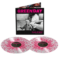 Green Day - Saviors (édition de luxe) (Limited Expanded Clear with Hot Pink Splatter edition Vinyl)